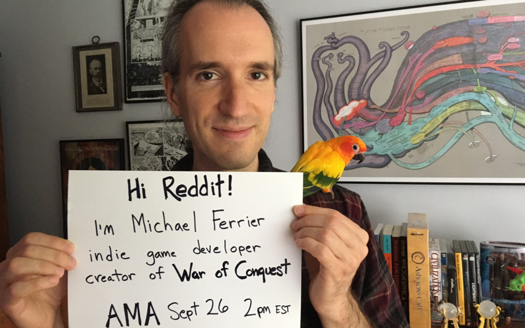 War of Conquest creator to be on reddit Tuesday: Ask me anything!